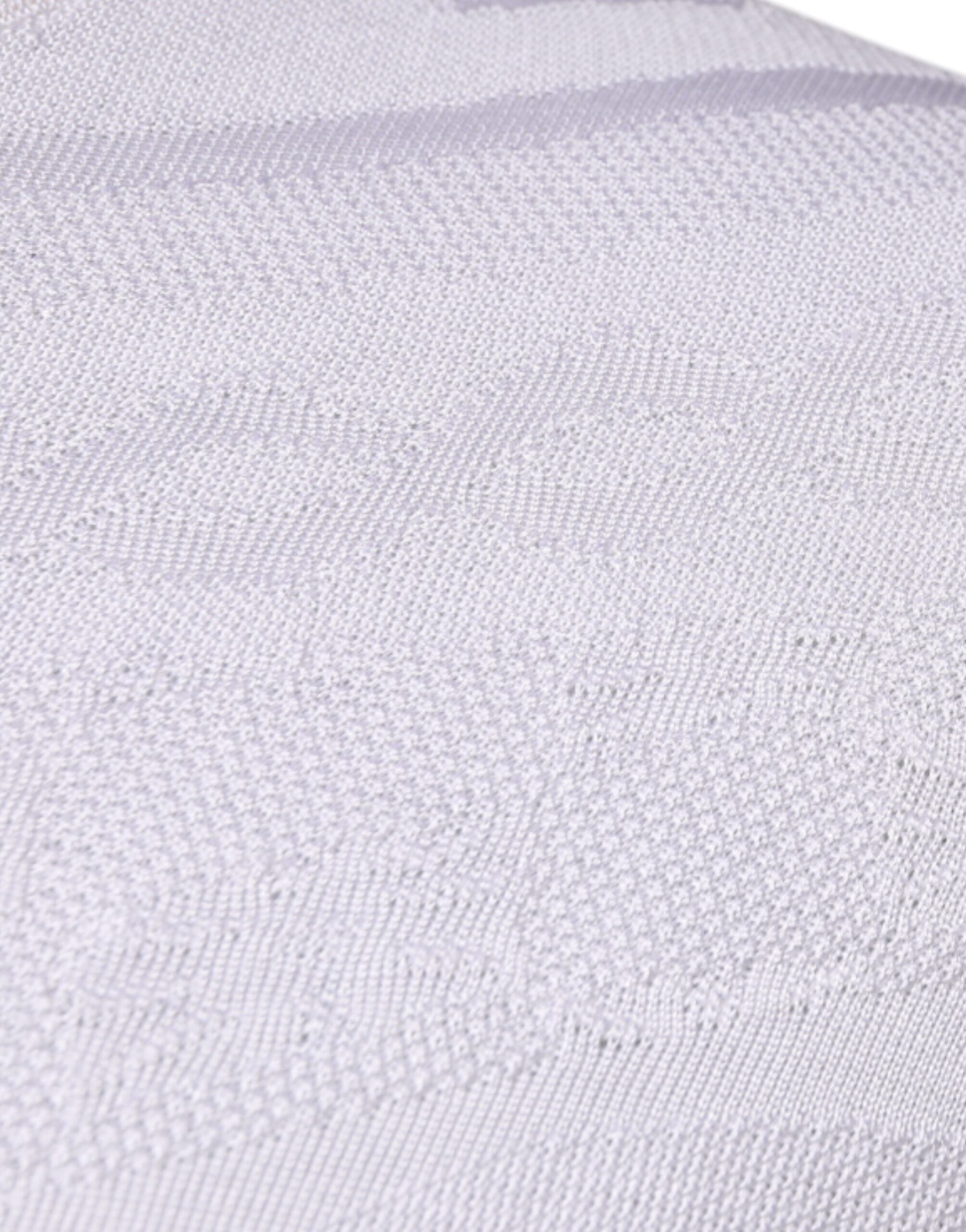 Dolce & Gabbana White Silk Crew Neck Men Pullover Men's Sweater