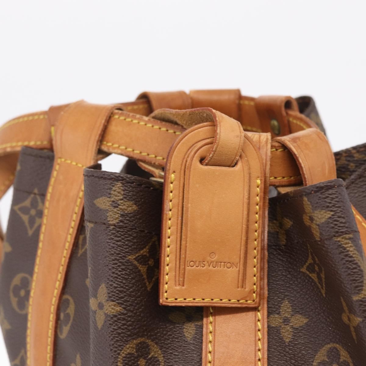 Louis Vuitton Randonnee Monogram Canvas Brown Canvas Backpack Bag (Pre-Owned)