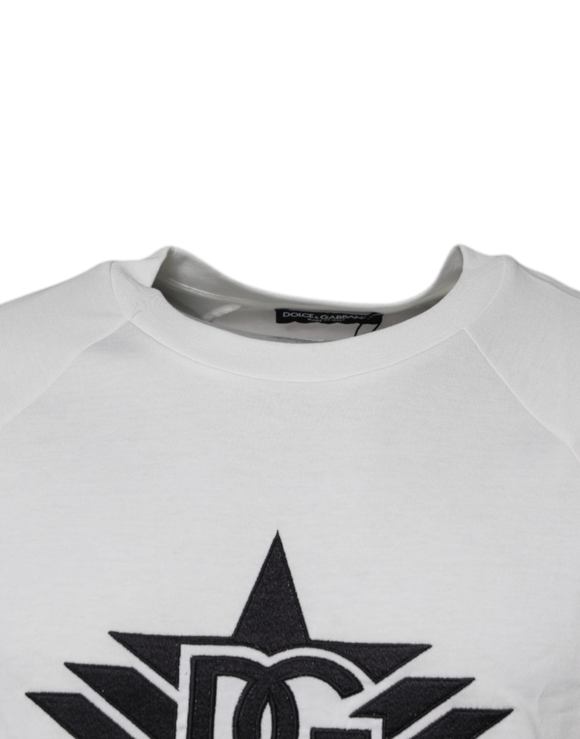 Dolce & Gabbana White DG Sport Crew Neck Short Sleeve Men's T-shirt
