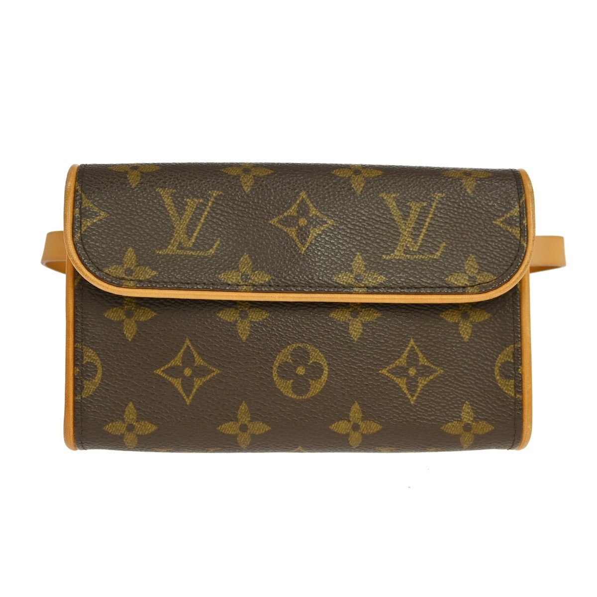 Louis Vuitton Florentine Pochette Canvas Brown Canvas Clutche & Pouche Bag (Pre-Owned)