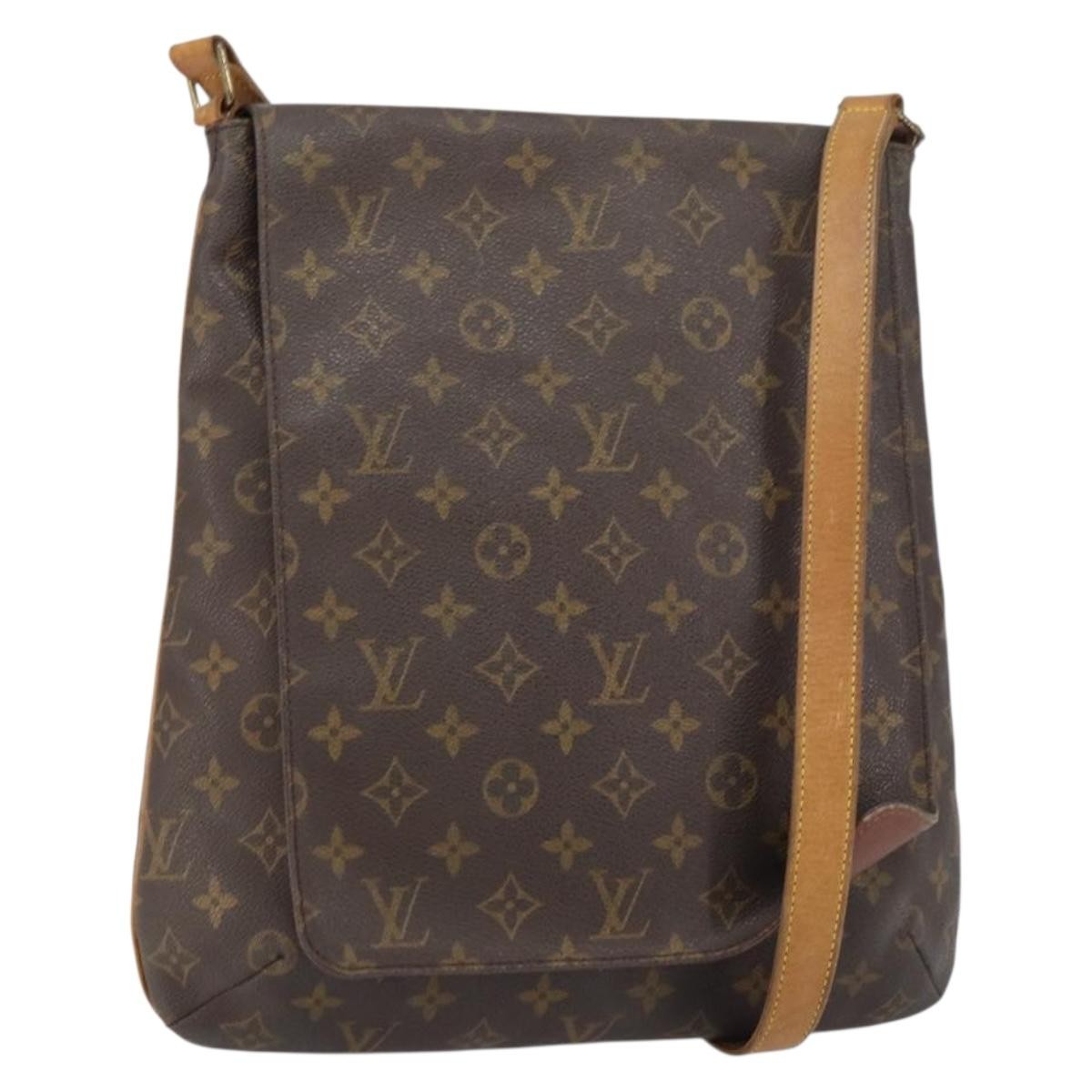 Louis Vuitton Musette Salsa Monogram Canvas Brown Canvas Shoulder Bag Bag (Pre-Owned)