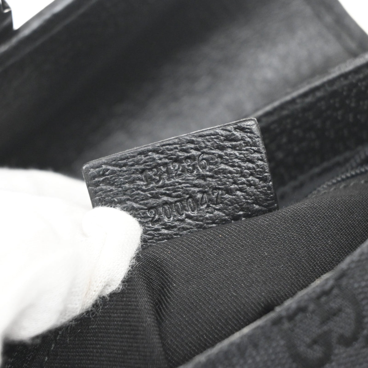 Gucci Buckle Waist Gg Canvas And Leather Black Canvas Clutche & Pouche Bag (Pre-Owned)