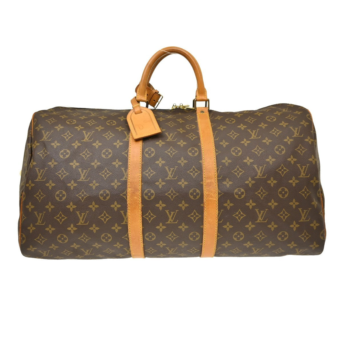 Louis Vuitton Keepall Monogram Canvas Brown Canvas Travel Bag Bag (Pre-Owned)