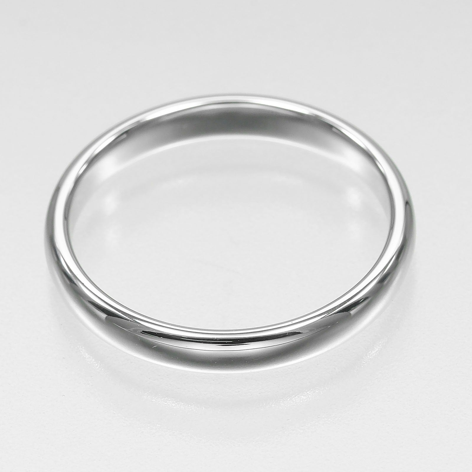 Tiffany & Co. Forever Band Platinum With Diamonds Silver Platinum Ring Jewelry (Pre-Owned)