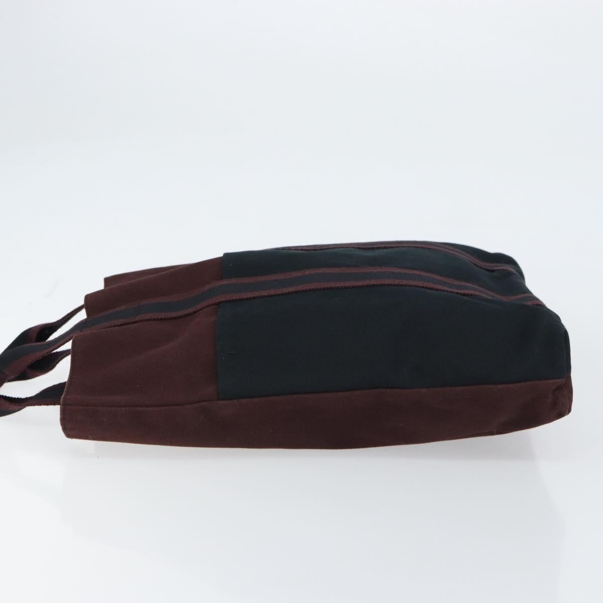 Hermes Fourre-Tout Herline Fourre-Tout Herline Burgundy Canvas Tote Bag Bag (Pre-Owned)
