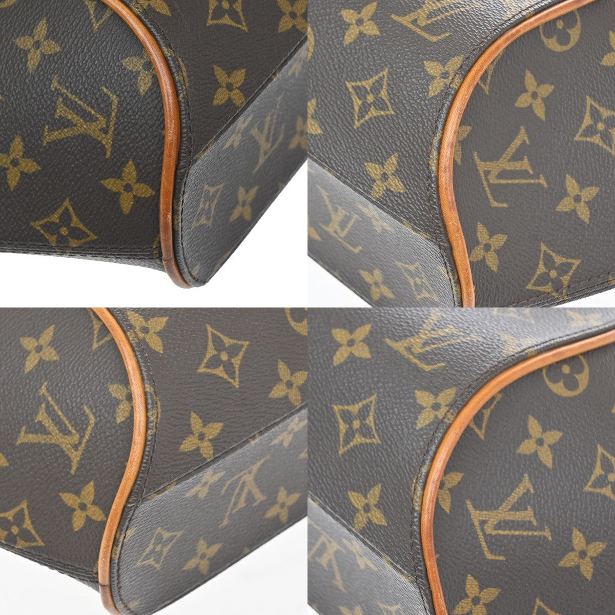 Louis Vuitton Ellipse Monogram Canvas Brown Canvas Handbag (Pre-Owned)