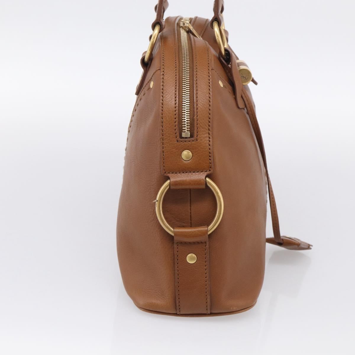 Saint Laurent Muse Leather Brown Leather Shoulder Bag Bag (Pre-Owned)