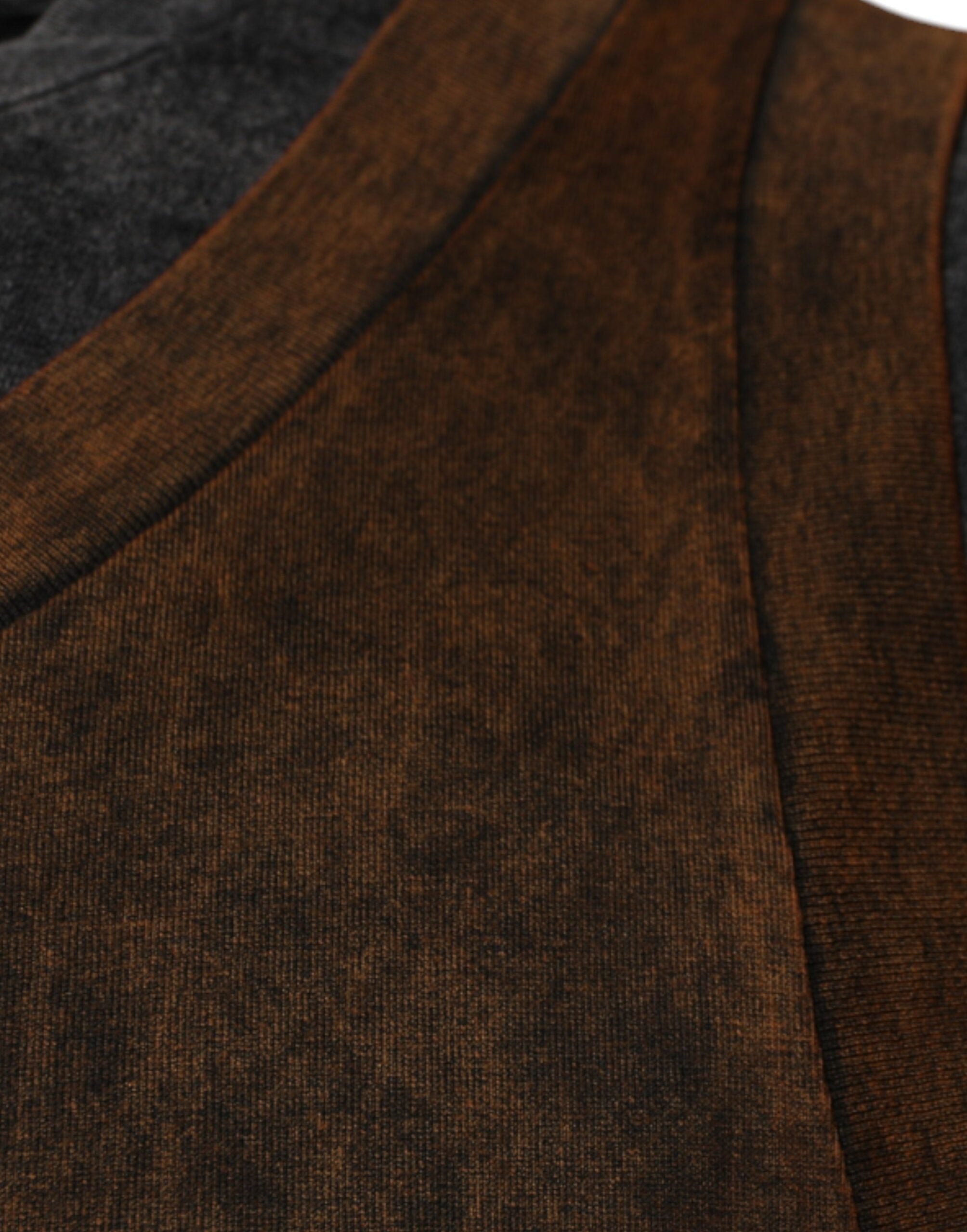 Dolce & Gabbana Brown Cotton Round Neck Sleeveless Men's T-shirt