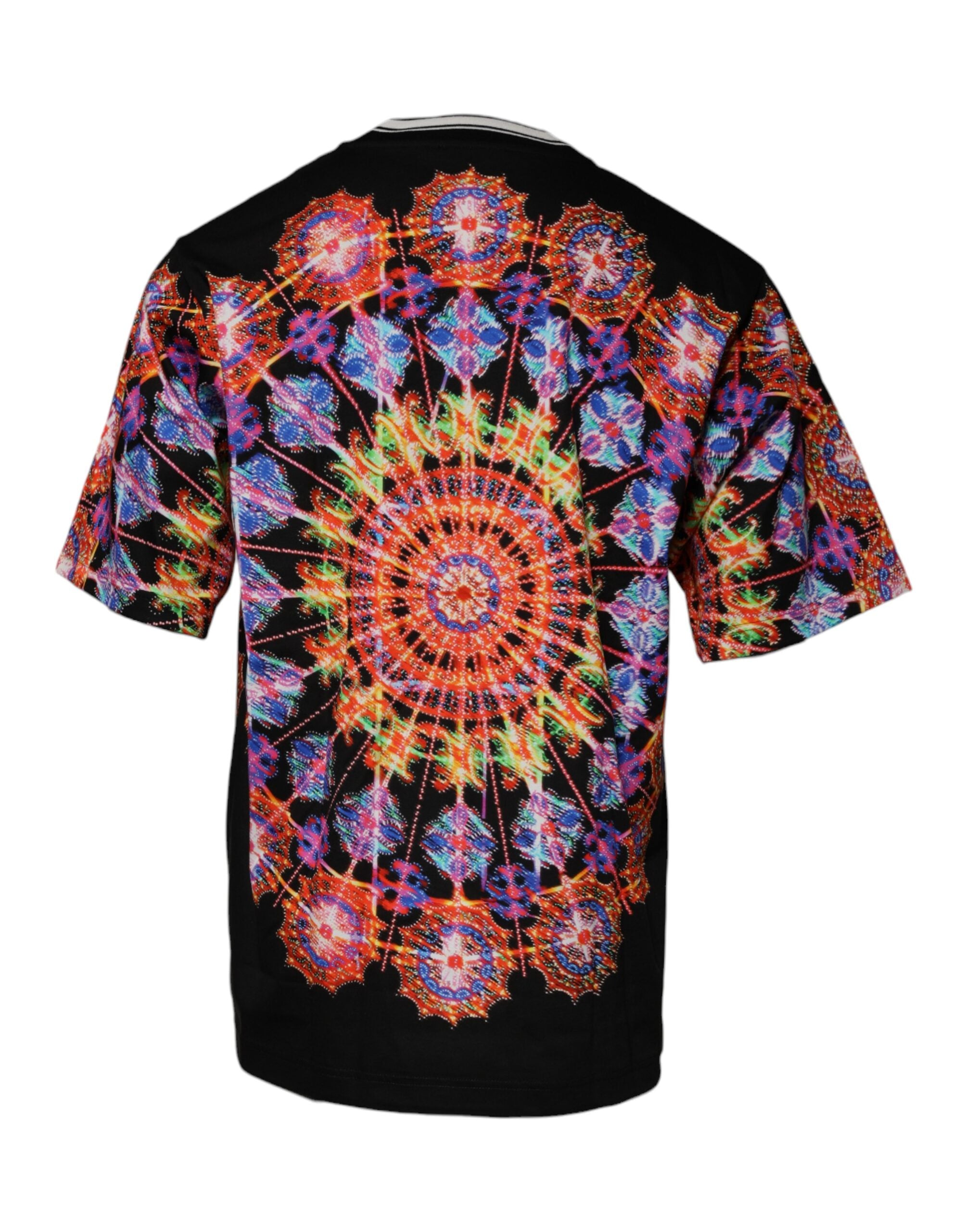 Dolce & Gabbana Multicolor Kaleidoscope Men Short Sleeves Men's T-shirt