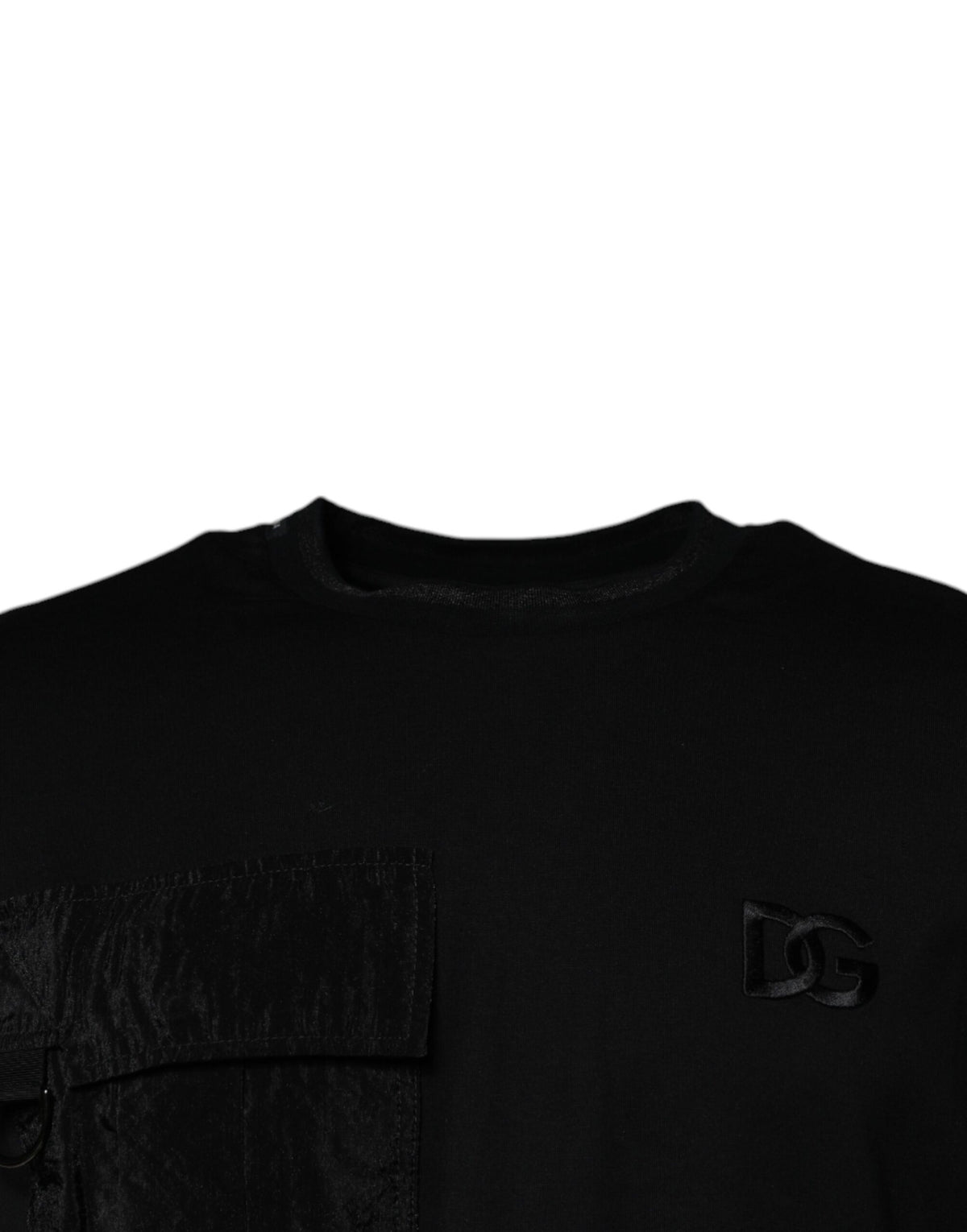 Dolce & Gabbana Black Crew Neck Short Sleeve Men's T-shirt