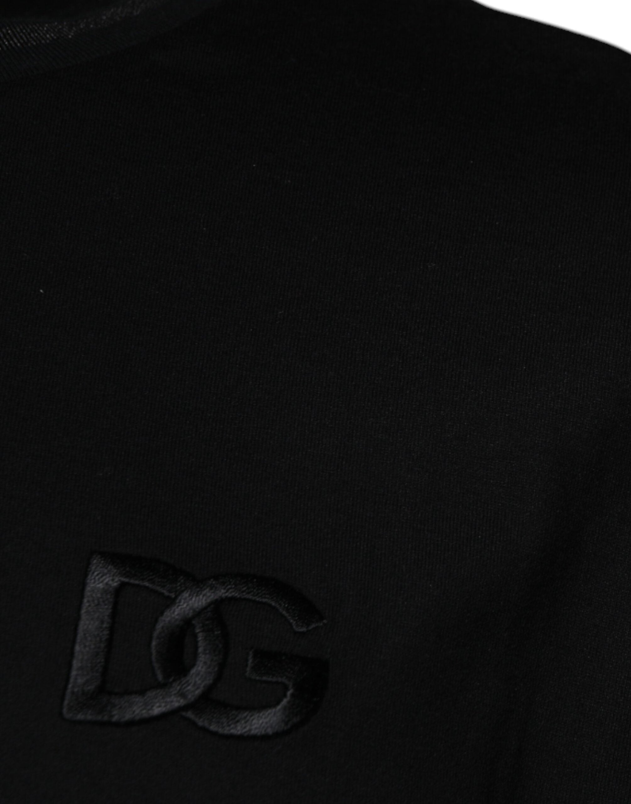 Dolce & Gabbana Black Crew Neck Short Sleeve Men's T-shirt