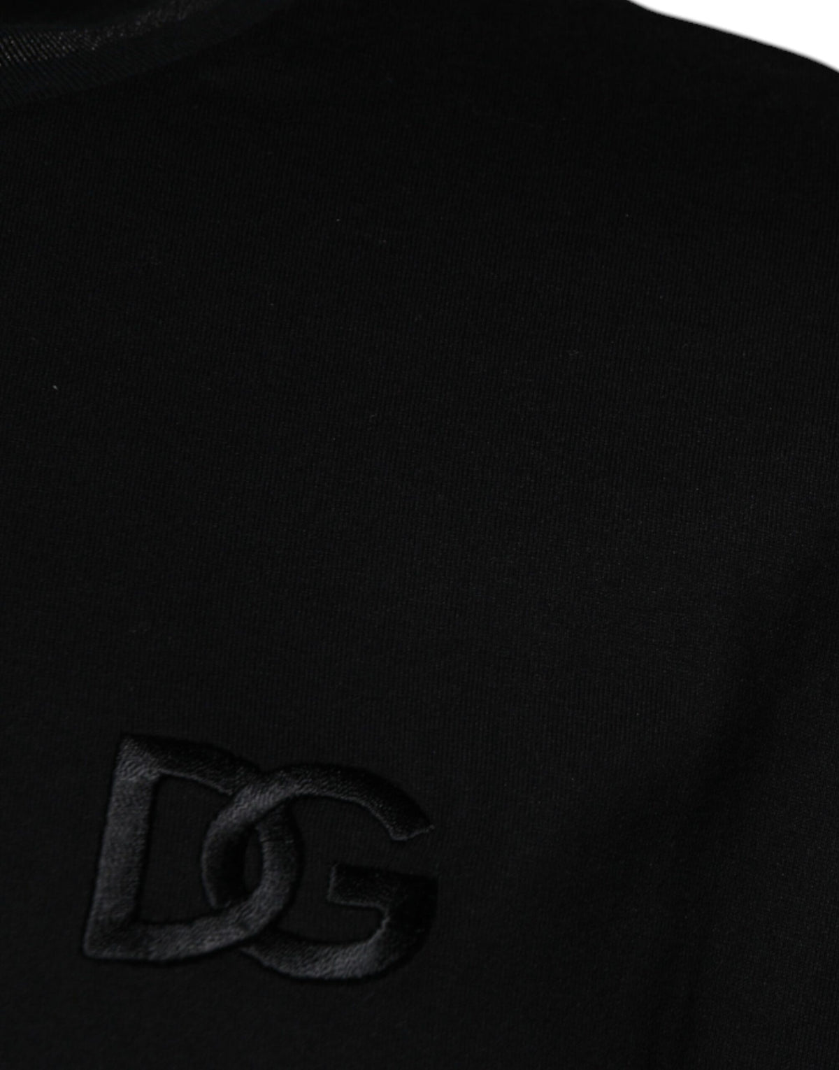 Dolce & Gabbana Black Crew Neck Short Sleeve Men's T-shirt