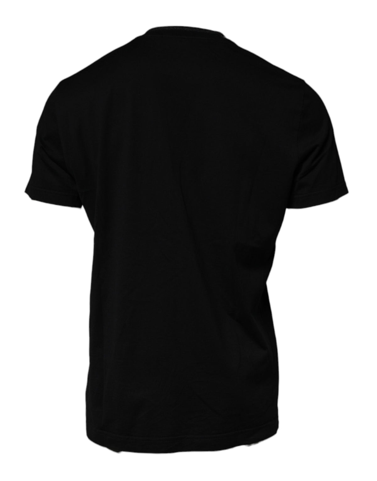 Dolce & Gabbana Black Crew Neck Short Sleeve Men's T-shirt