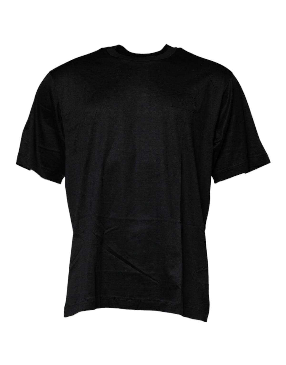 Dolce & Gabbana Black Crew Neck Short Sleeve Men's T-shirt