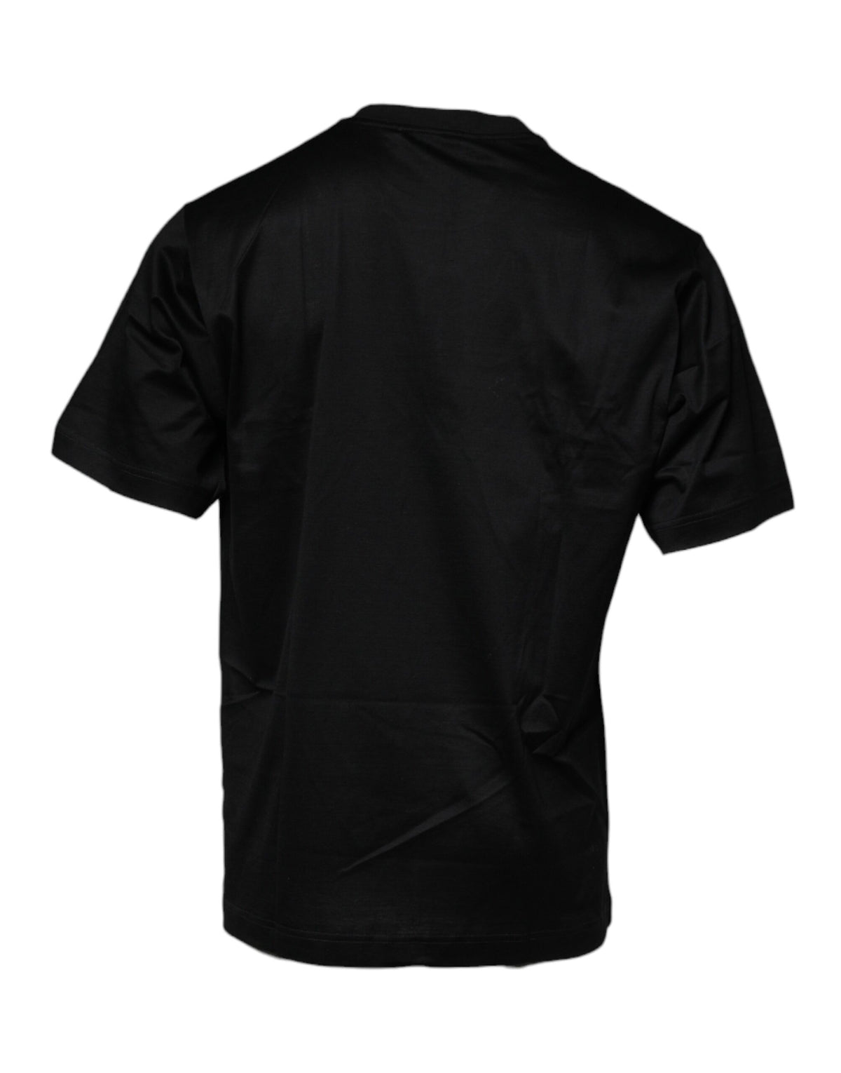 Dolce & Gabbana Black Crew Neck Short Sleeve Men's T-shirt