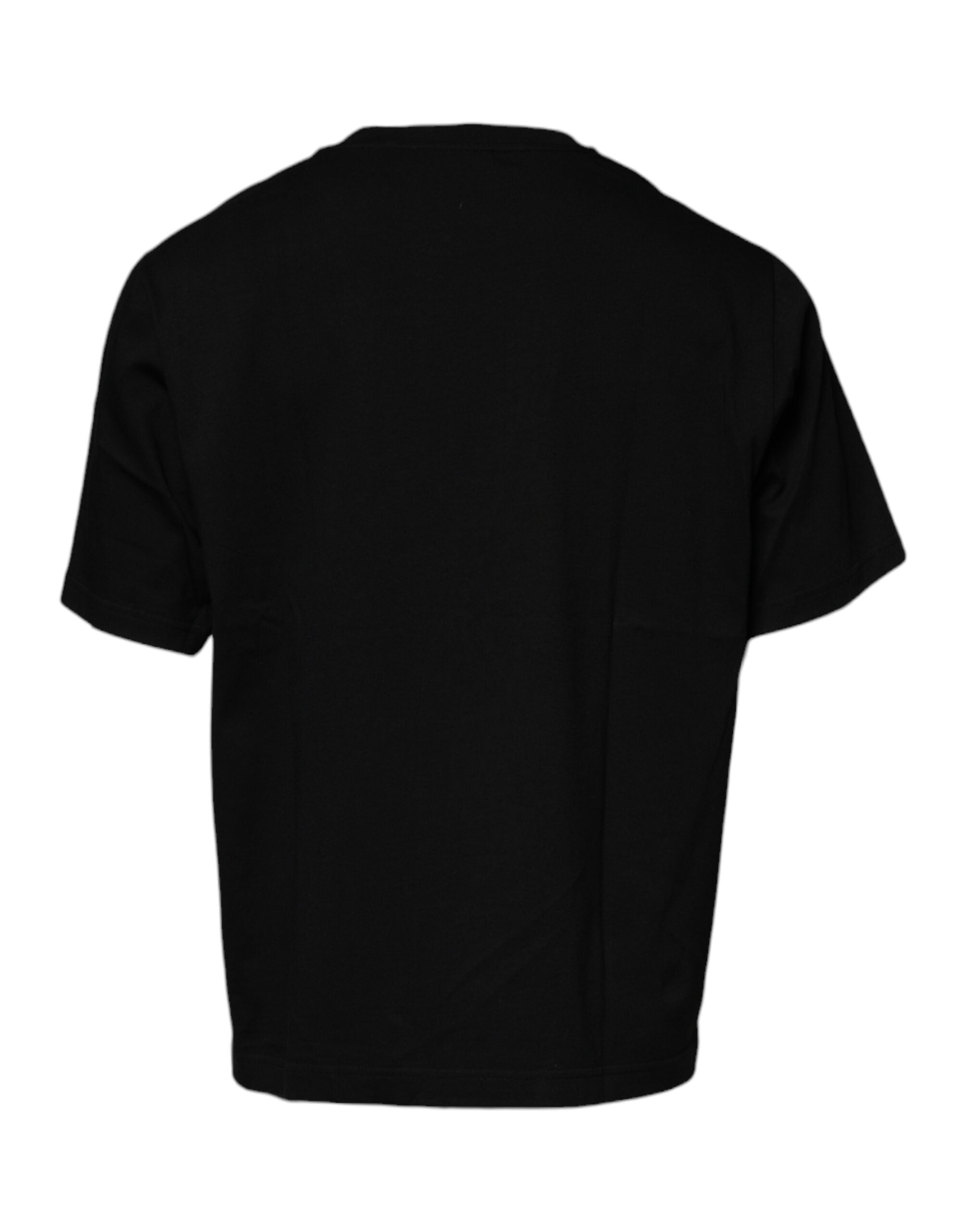 Dolce & Gabbana Black Crew Neck Short Sleeve Men's T-shirt
