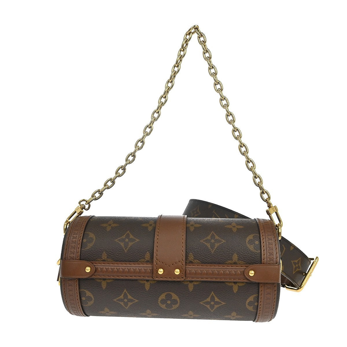 Louis Vuitton Papillon Trunk Monogram Canvas Brown Canvas Shoulder Bag Bag (Pre-Owned)