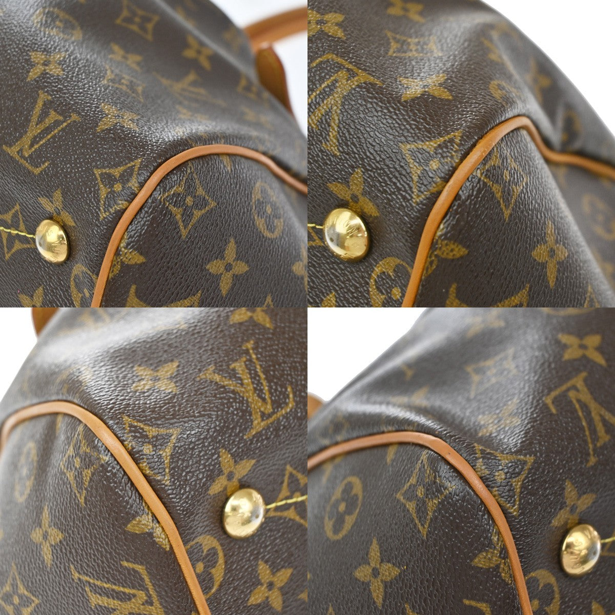 Louis Vuitton Tivoli Monogram Canvas Brown Canvas Handbag (Pre-Owned)