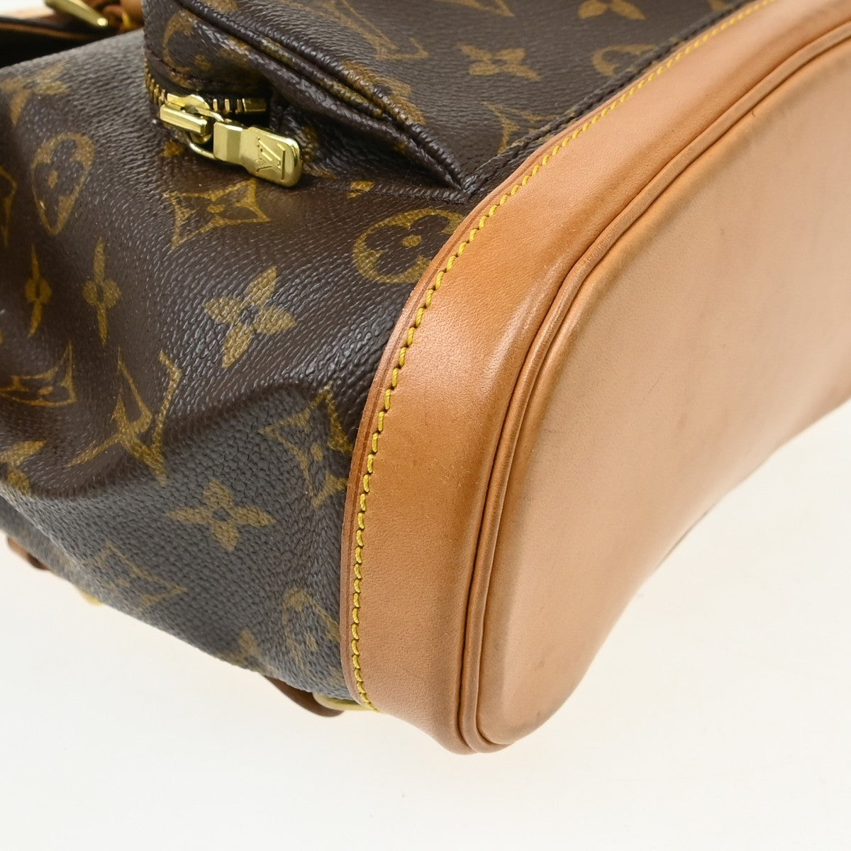 Louis Vuitton Vintage Montsouris Monogram Canvas Brown Canvas Backpack Bag (Pre-Owned)