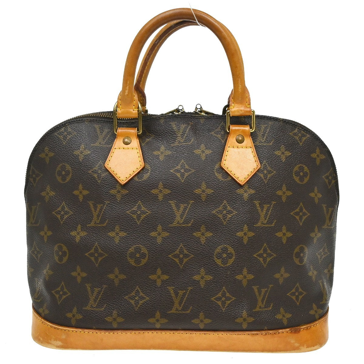 Louis Vuitton Alma Monogram Canvas Brown Canvas Handbag (Pre-Owned)