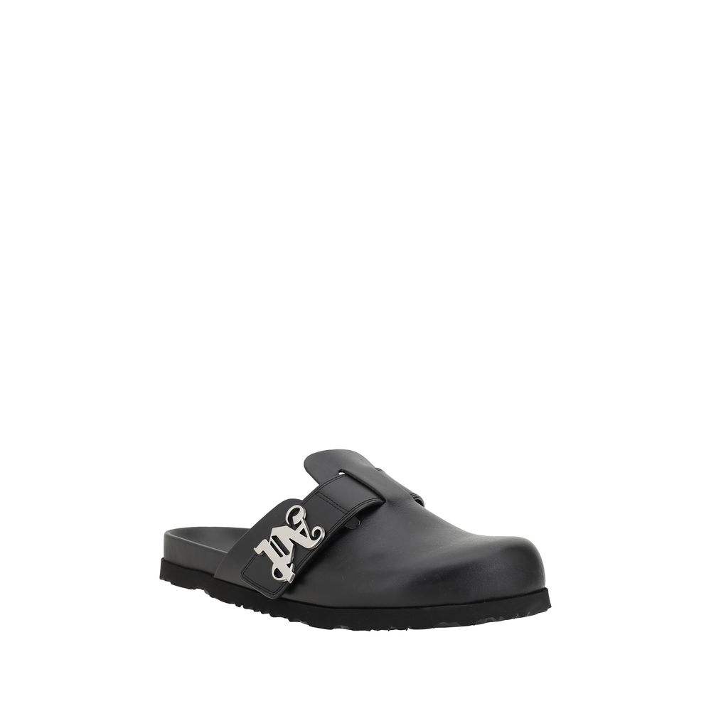 Palm Angels Leather Men's Mules