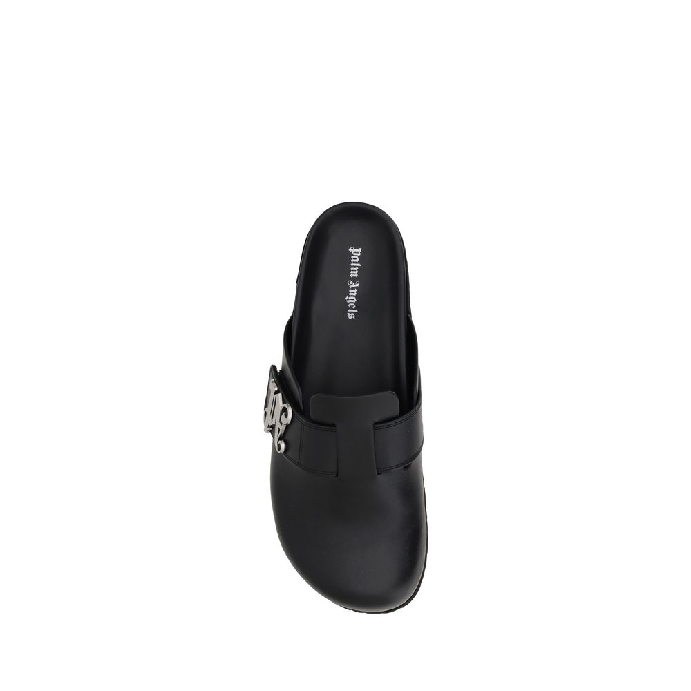 Palm Angels Leather Men's Mules