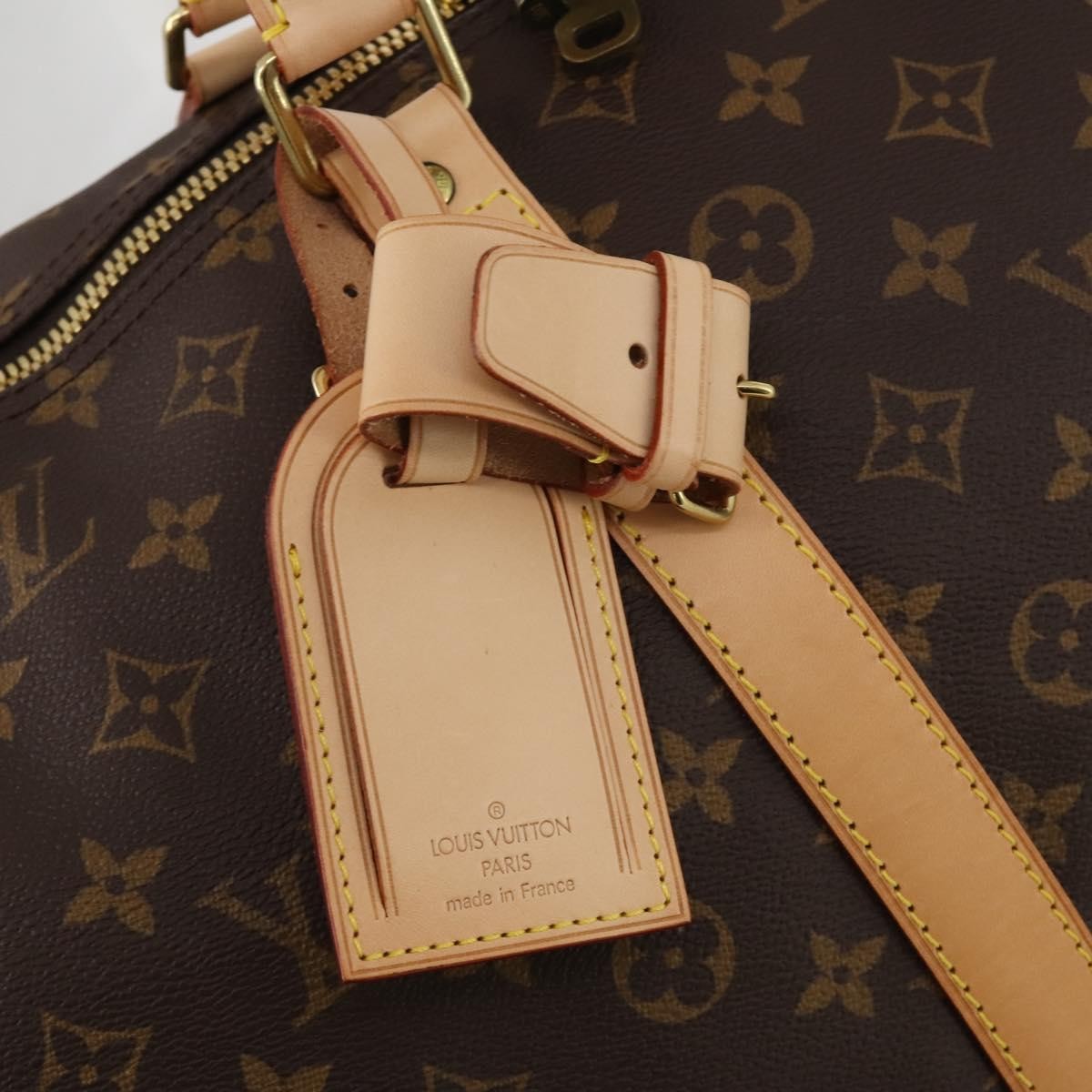 Louis Vuitton Keepall Monogram Canvas Brown Canvas Travel Bag Bag (Pre-Owned)