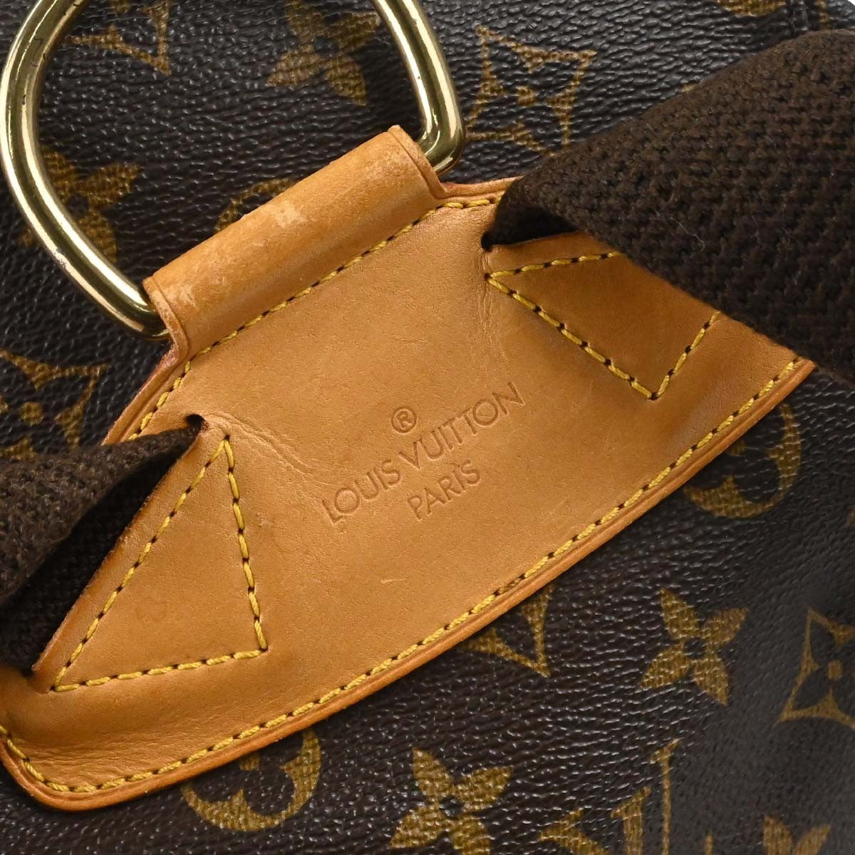 Louis Vuitton Vintage Montsouris Monogram Canvas Brown Canvas Backpack Bag (Pre-Owned)