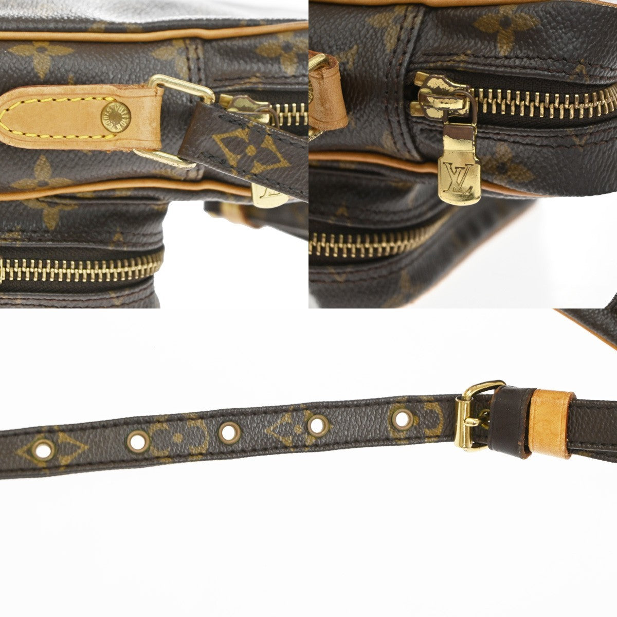 Louis Vuitton Amazone Canvas Brown Canvas Shoulder Bag Bag (Pre-Owned)