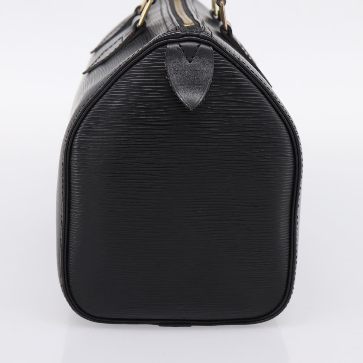 Louis Vuitton Speedy Epi Leather Black Leather Handbag (Pre-Owned)