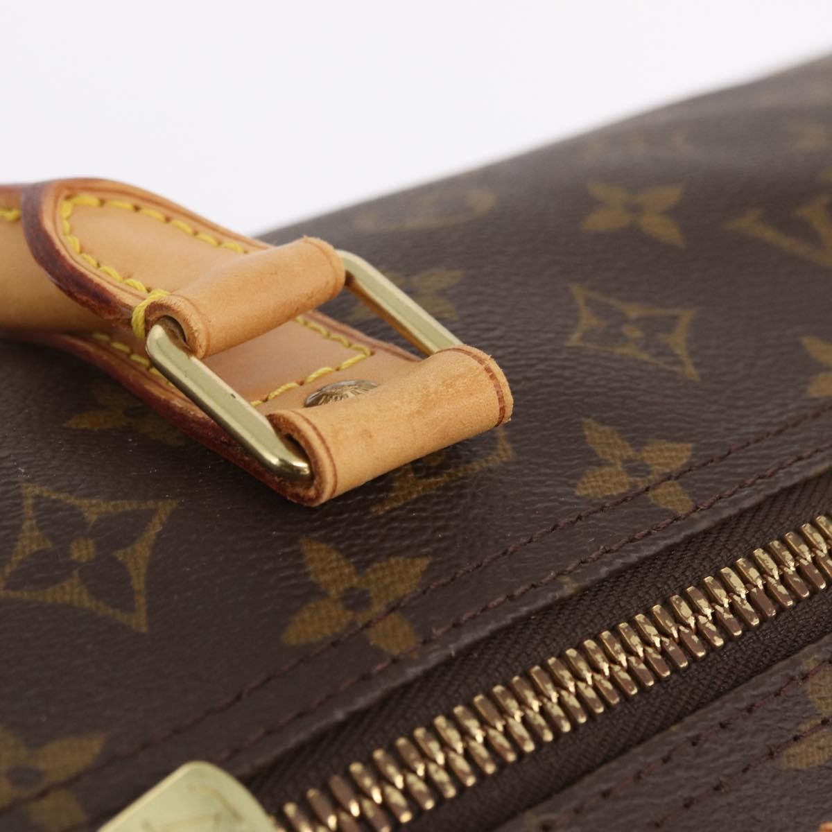 Louis Vuitton Keepall Monogram Canvas Brown Canvas Travel Bag Bag (Pre-Owned)