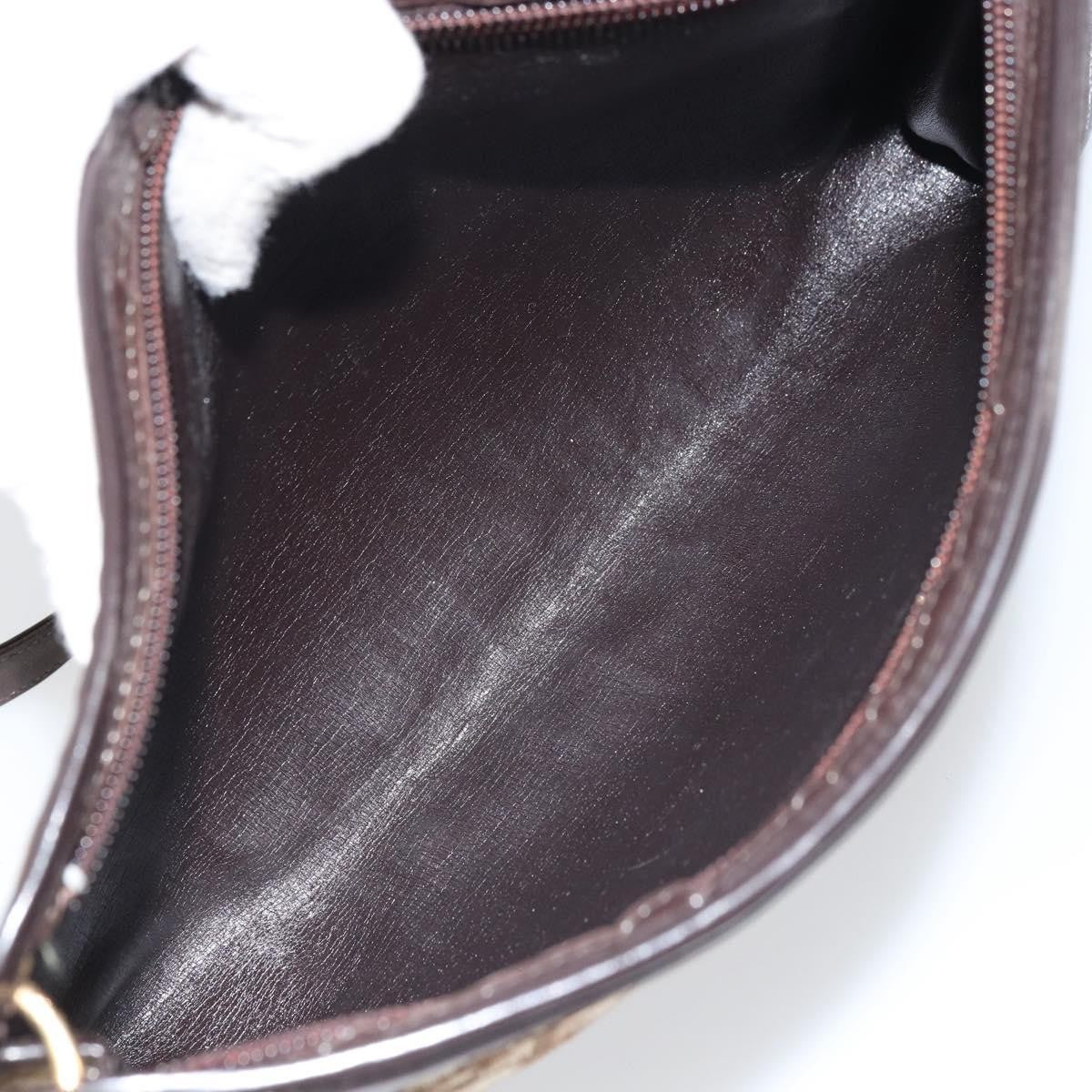 Christian Dior Vintage Trotter Canvas Beige Canvas Shoulder Bag Bag (Pre-Owned)