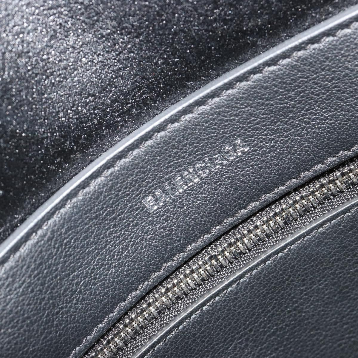 Balenciaga Everyday Tote Leather Black Leather Tote Bag Bag (Pre-Owned)