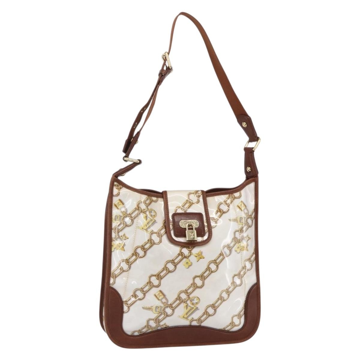 Louis Vuitton Charms Musette Pvc Over Printed Silk White Plastic Shoulder Bag Bag (Pre-Owned)