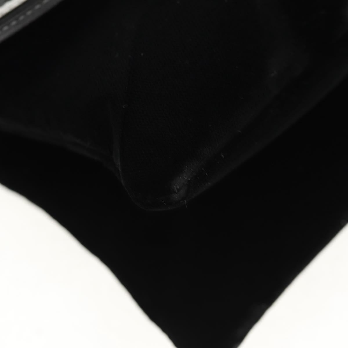 Chanel Camellia No.5 Chain Flap Velvet Black Velvet Shoulder Bag Bag (Pre-Owned)