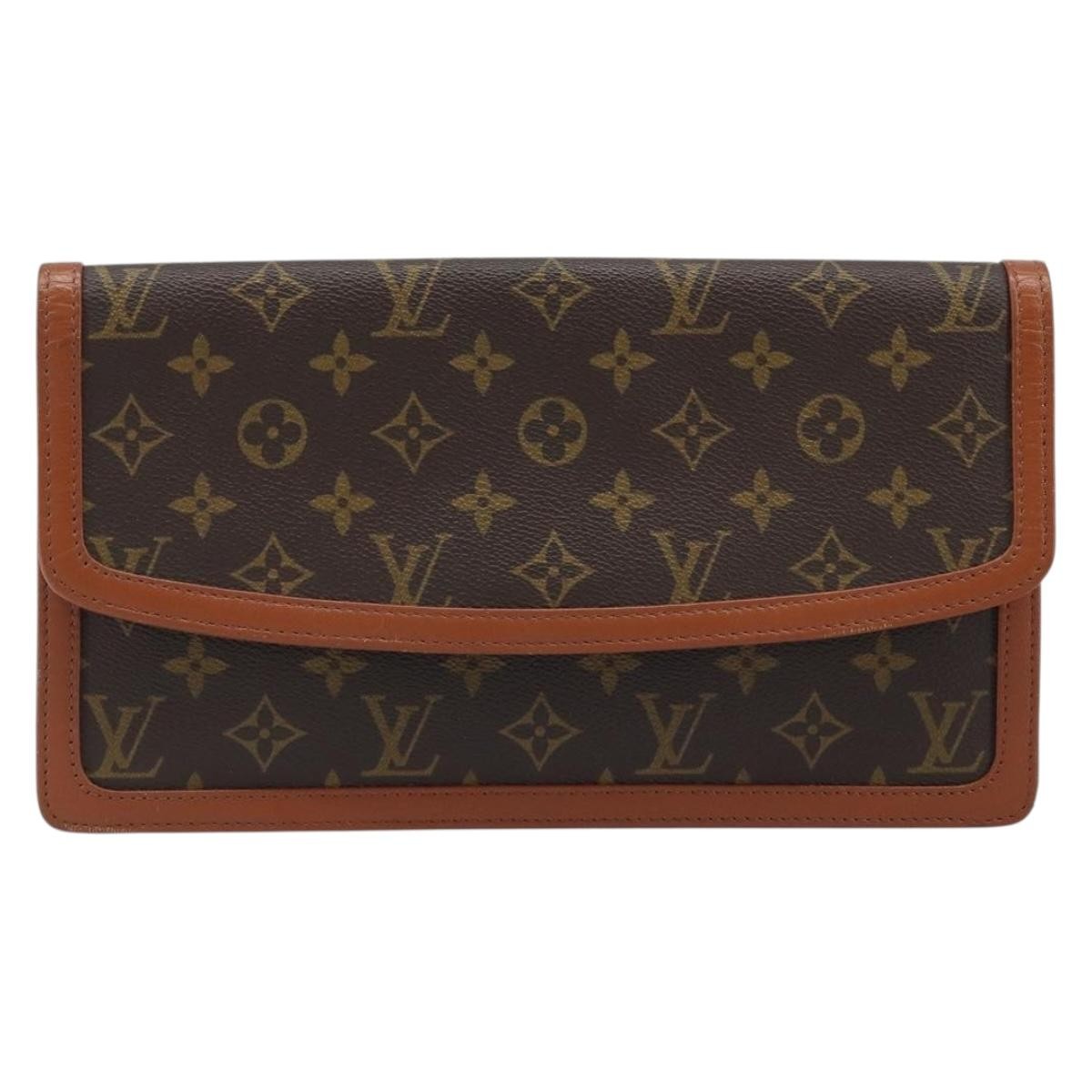 Louis Vuitton Dame Pochette Monogram Canvas Brown Canvas Clutche & Pouche Bag (Pre-Owned)