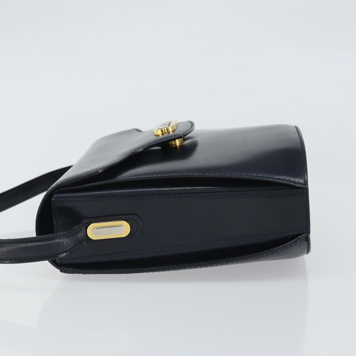 Bally Vintage Leather Black Leather Shoulder Bag Bag (Pre-Owned)