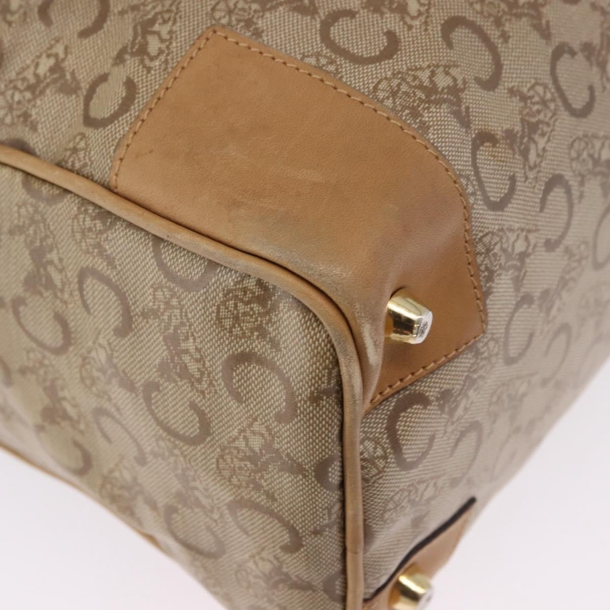 Celine C Macadam Canvas Beige Canvas Handbag (Pre-Owned)