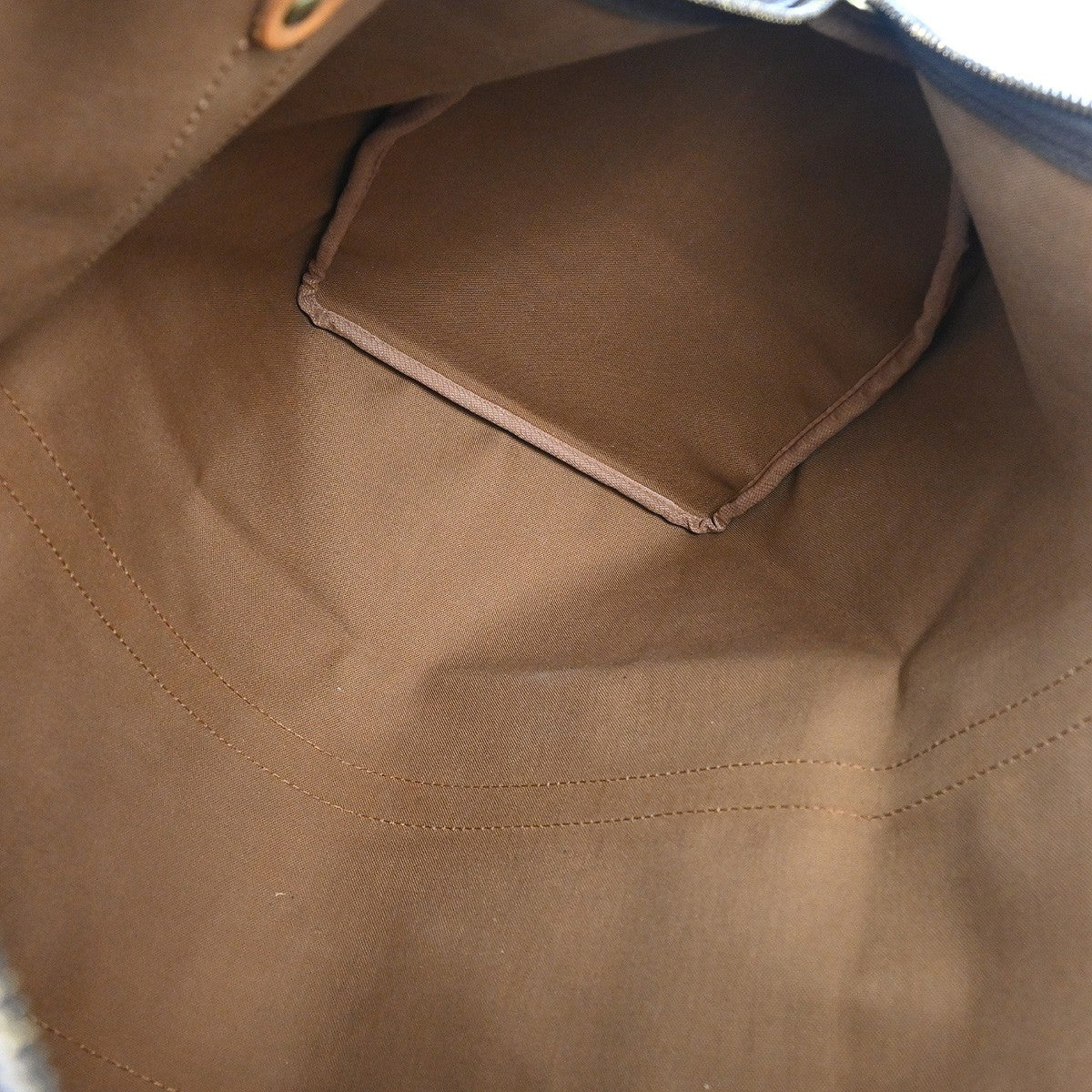 Louis Vuitton Keepall Monogram Canvas Brown Canvas Travel Bag Bag (Pre-Owned)