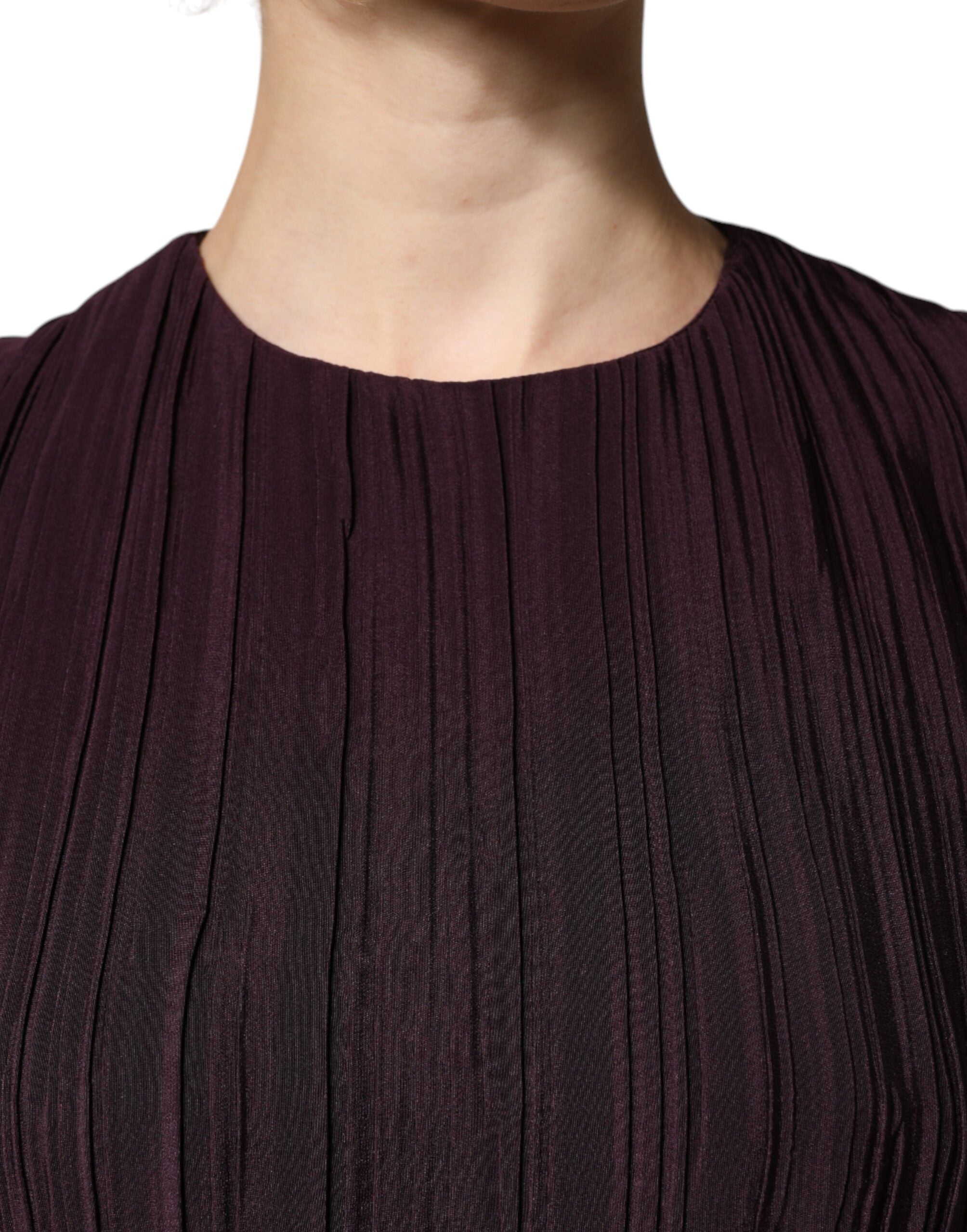 Barbara Casasola Brown Silk Short Sleeves Sheath Maxi Women's Dress