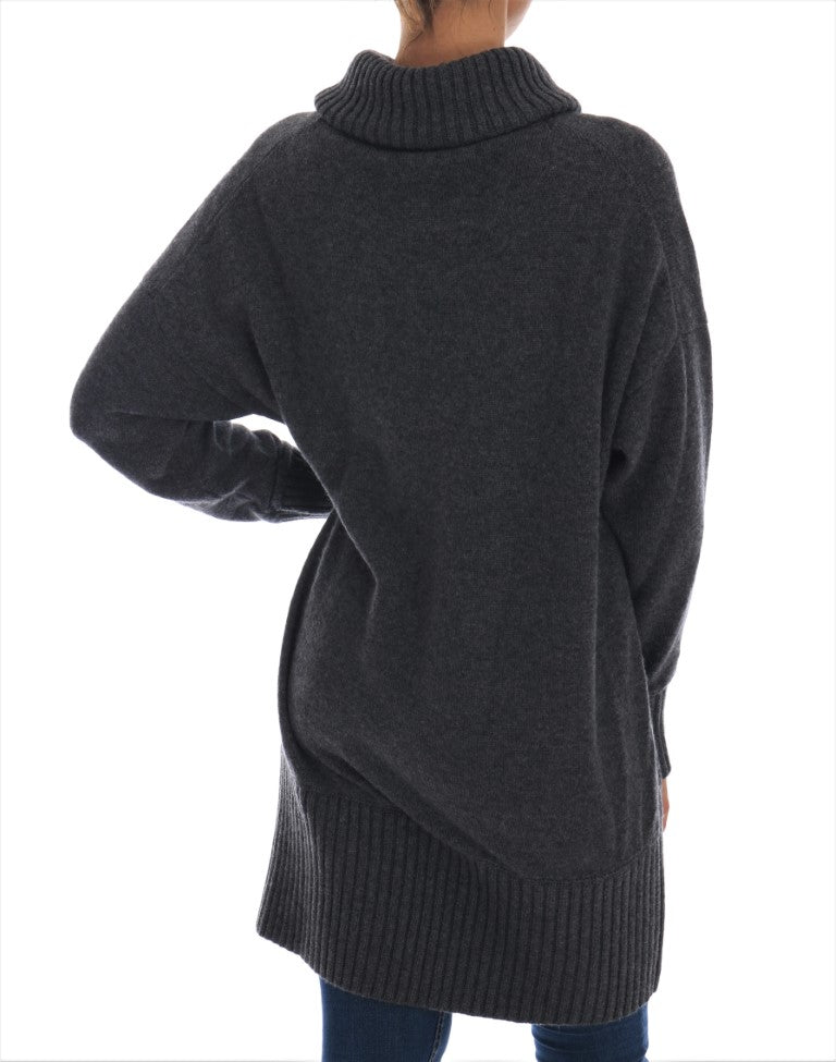 Dolce & Gabbana Fairy Tale Crystal Gray Cashmere Women's Sweater