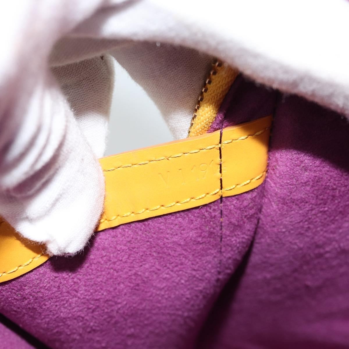 Louis Vuitton Gobelins Epi Leather Yellow Leather Backpack Bag (Pre-Owned)
