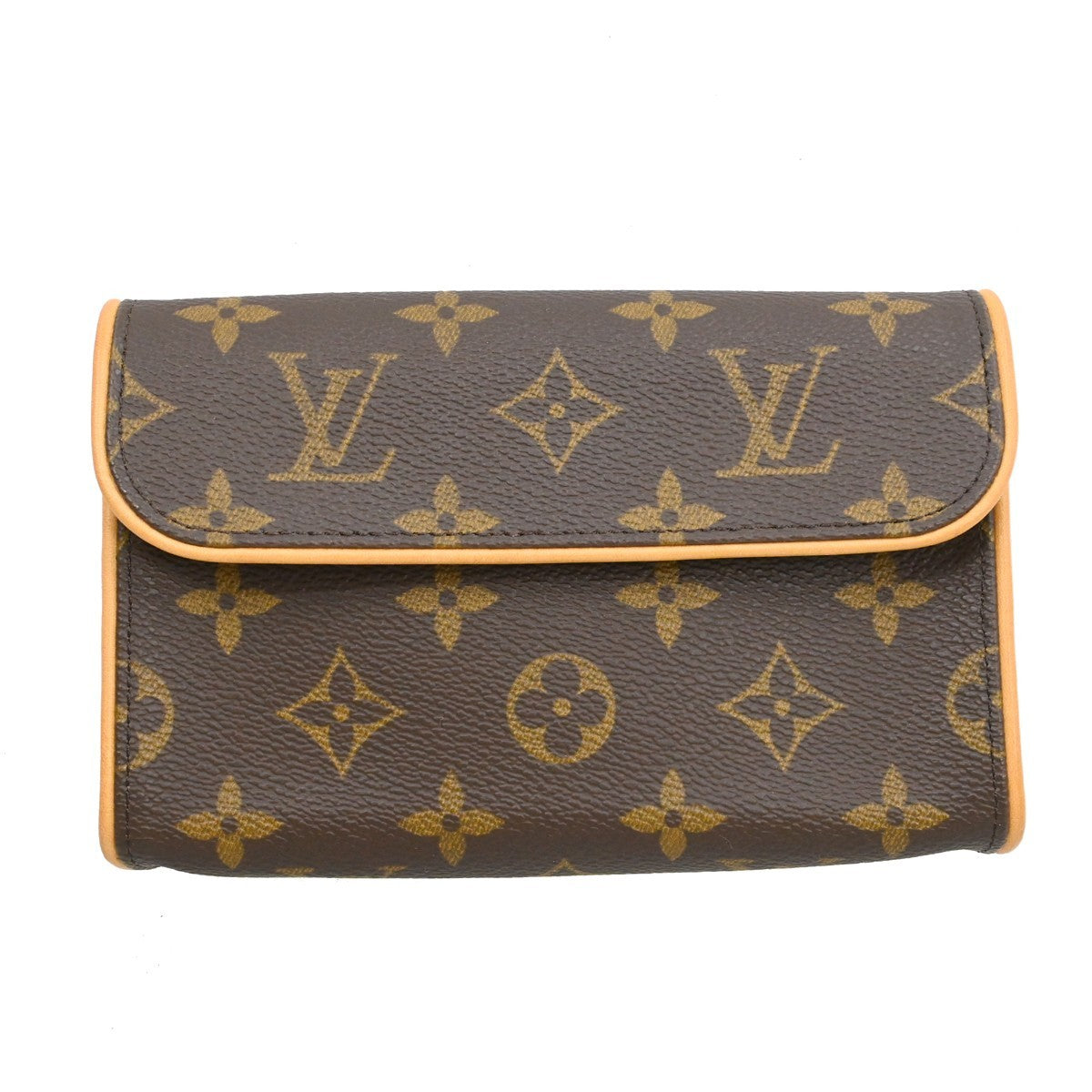 Louis Vuitton Florentine Waist Monogram Canvas Brown Canvas Clutche & Pouche Bag (Pre-Owned)