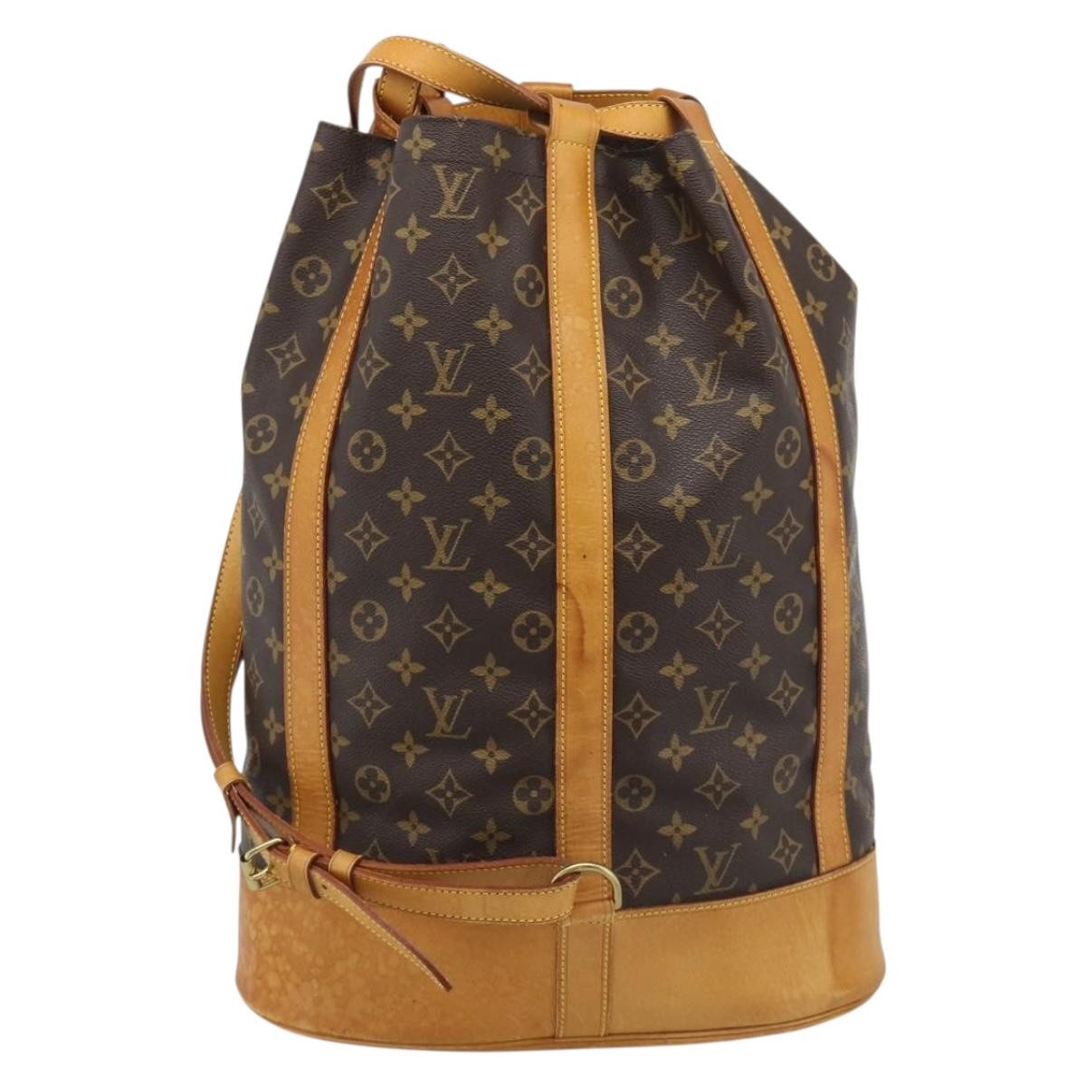 Louis Vuitton Randonnee Monogram Canvas Brown Canvas Shoulder Bag Bag (Pre-Owned)