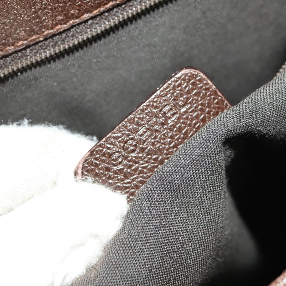 Bvlgari Flap Leather Brown Leather Shoulder Bag Bag (Pre-Owned)