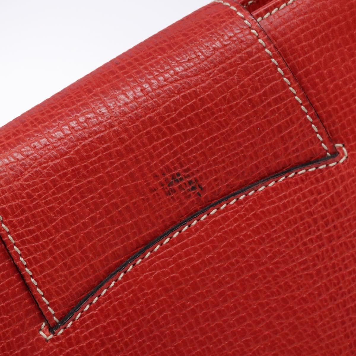 Loewe Vintage Leather Red Leather Shoulder Bag Bag (Pre-Owned)