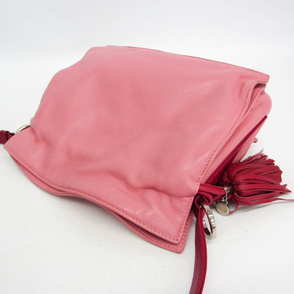 Loewe Flamenco Leather Pink Leather Crossbody Bag Bag (Pre-Owned)