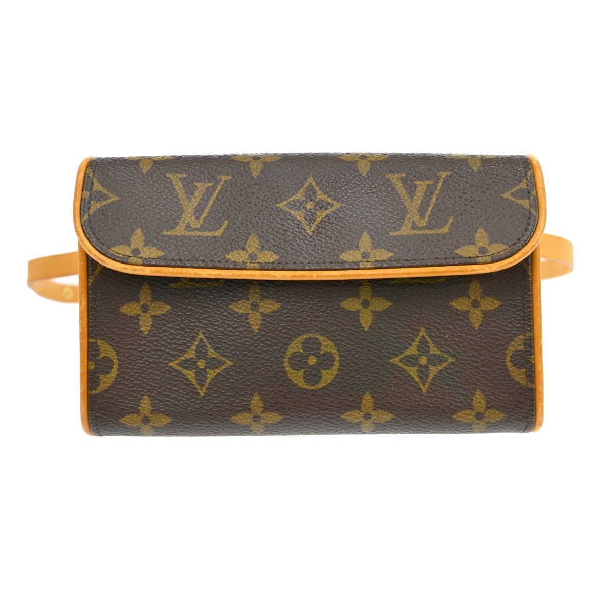 Louis Vuitton Florentine Pochette Monogram Canvas Brown Canvas Clutche & Pouche Bag (Pre-Owned)
