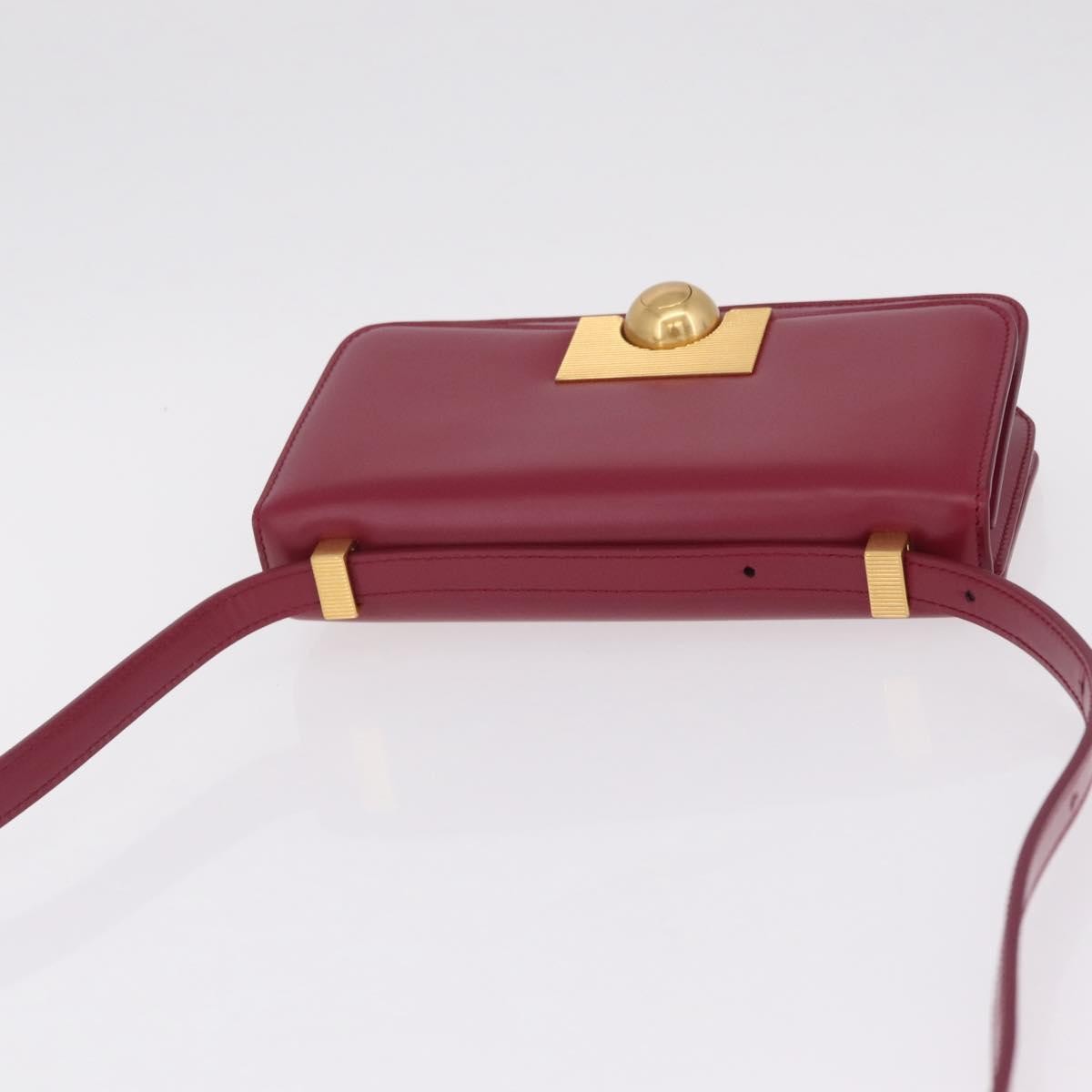 Bottega Veneta Bv Classic Spazzolato Leather Red Leather Handbag (Pre-Owned)