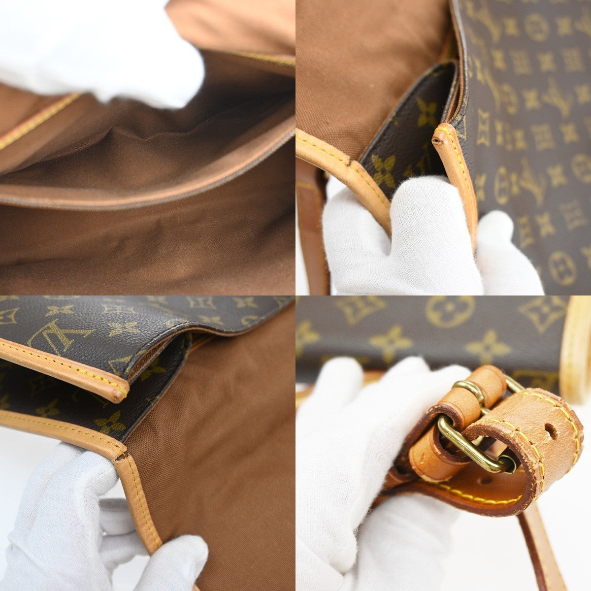 Louis Vuitton Beverly Monogram Canvas Brown Canvas Briefcase Bag (Pre-Owned)